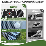 KLAODOT Golf Net with Practice Mat,Golf Hitting Aid Nets 10x7FT for Backyard Driving Chipping Training Swing with Target Mat Balls for Outdoor Indoor，Gifts for Men Dad Him and Golfer