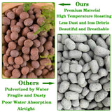 Legigo 4LB Leca Clay Pebbles for Plants, 4mm-16mm Clay Balls for Hydroponic