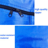 66 Gallon Extra Large Storage Bags, Huge Moving Bags Heavy Duty with Zipper and Stronger Handles, Big Foldable Duffle Bag for Travel, Storage Totes Moving Boxes for College, Christmas Tree,Blue,2 Pack