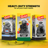 Glad Extra Large Drawstring Lawn and Leaf Bags, 39 Gallon, 30 Count