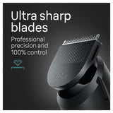 Braun All-in-One Style Kit Series 5 5490, 9-in-1 Trimmer for Men with Beard Trimmer, Body Trimmer for Manscaping, Hair Clippers & More, Ultra-Sharp Blade, 40 Length Settings, Waterproof