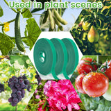 GCTWFYK 12 Rolls Plant Tape, Twist Ties for Plants 1/2" 394ft Garden Plant Ties, Green Tape, Soft and Tomato Plant Ties, Plant Twist Tie for Plant Gardening, Home, Office