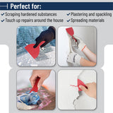 Bates- Paint Roller Kit, 19 pcs, Roller Set with Microfiber Sleeves & Frame, Tray, Angled Brush & Foam Brush, Paint Scrapers and More for Walls, Cabinets, Interior, Exterior, House Painting Supplies