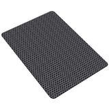 SALLOUS Chair Mat for Hard Floor, 47" x 36" Vinyl Gaming Chair Mat for Hard Surface, Multi-Purpose Hard Floor Protector Desk Chair Mat for Home Office (Black)