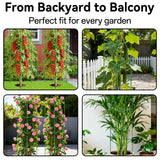 Halatool 57" Tall Tomato Cages, 4 Pack Heavy Duty Plant Support for Garden