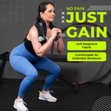 Exercise Hip Thrust Belt – Supports 100lbs – Adjustable, Durable & Slip-Resistant for Dumbbells, Kettlebells & Plates – Glutes Workout Equipment for Home & Gym – Comfortable & Portable Booty Builder