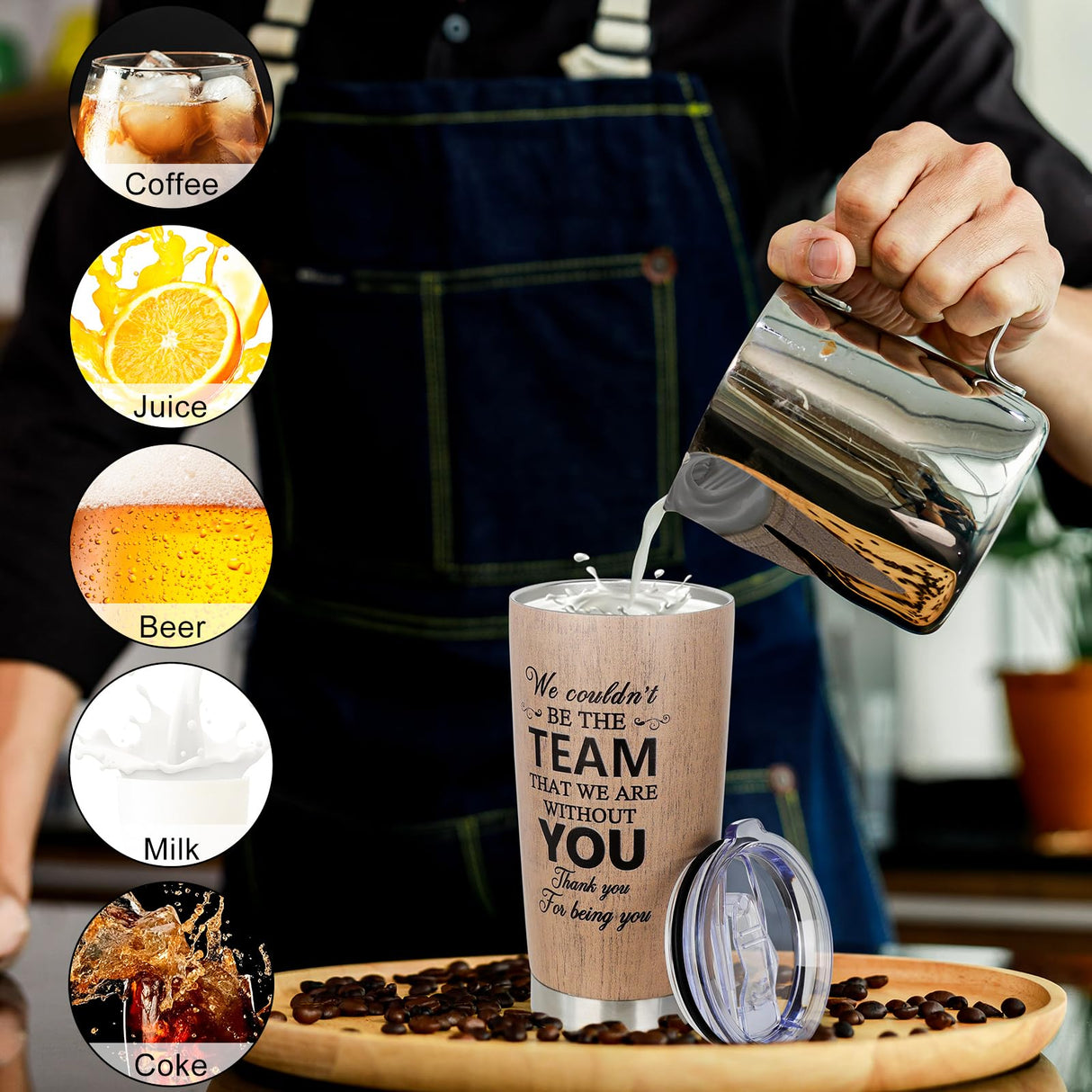 Boss Gifts for Men - Bosses Day Gifts for Men - Christmas Birthday Appreciation Gift for Bosses from Employee - Manager Leader Principal Boss Day Gift Ideas for Him - 20 oz Stainless Steel Tumbler