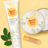 Burt's Bees Pregnancy Essentials Christmas Gifts Set, 3 Baby Shower Products & Must Have Baby Registry Items, Nourishing Skincare for Mom to be - Mama Belly Butter, Original Lip Balm, Leg & Foot Cream