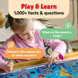 BEST LEARNING i-Poster My World - Interactive Talking World Map for Kids