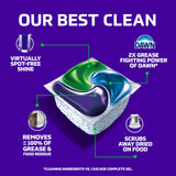 Cascade Platinum Plus Dishwasher Pods, Dish Detergent Soap, Clean Scent, 62 Count