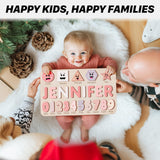 Zuzu Puzzle Puzzles for Toddlers Boy and Girl, Personalized Name Puzzle, 12 Month Toy, Gifts for 0 1 2 3 Years Old, Baby Gifts, Baby Shower, Christmas, NewBaby Gift, 0 3 6 9 12 18 24 36 Months