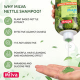 Nettle Shampoo - Helps Regulate Sebum Production, Reduce Dandruff & Ease Scalp Irritation - For Strong, Healthy Hair- 200ml