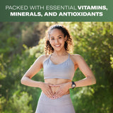 Super Greens Powder with Matcha for Digestive & Gut Health – 25 Organic Superfoods with Probiotics, Prebiotics, Enzymes & Sea Moss – Vegan Superfood Powder for Bloating & Regularity - 30 Servings