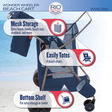 Rio Beach Wonder Wheeler Wide Beach Cart