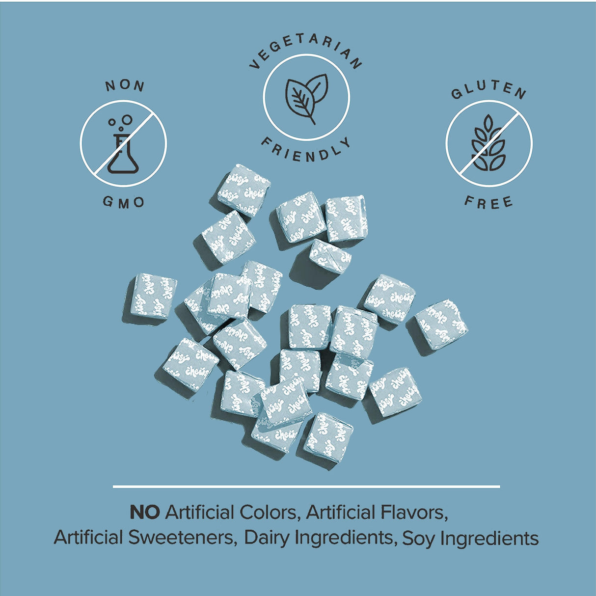 CHEWSY - Men's Multivitamin Chews - Immune and Energy Support, Vitamin A, B12, C, D3, E, Folic Acid, Probiotics, Zinc - 30-Day Supply