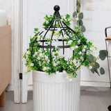 GOOOXIM Metal Garden Obelisk Trellis - 12"x18" Support for Climbing Plants
