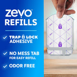 Zevo Flying Insect Trap Refill Cartridges for Fruit Flies & Gnats, 6 Count