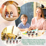 100pcs Little Jesus Figures in Bulk, Multicolor Mini Jesus Figurines Rubber Toys to Hide and Seek for Religious Party Favors , Sunday School Baptism, Christmas, Easter Egg Gifts for Kids, Man, Woman