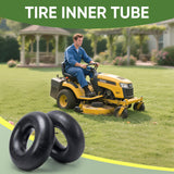 TICONN 20x8.00-8, 20x10.00-8 Inner Tube, 2 Pack Inner Tire Tube for Wheelbarrow Tires, Replacement Tube with TR-4 Straight Valve Stem for Wheelbarrows, Lawn Mowers, Garden Tractor, ATVs, Tractor