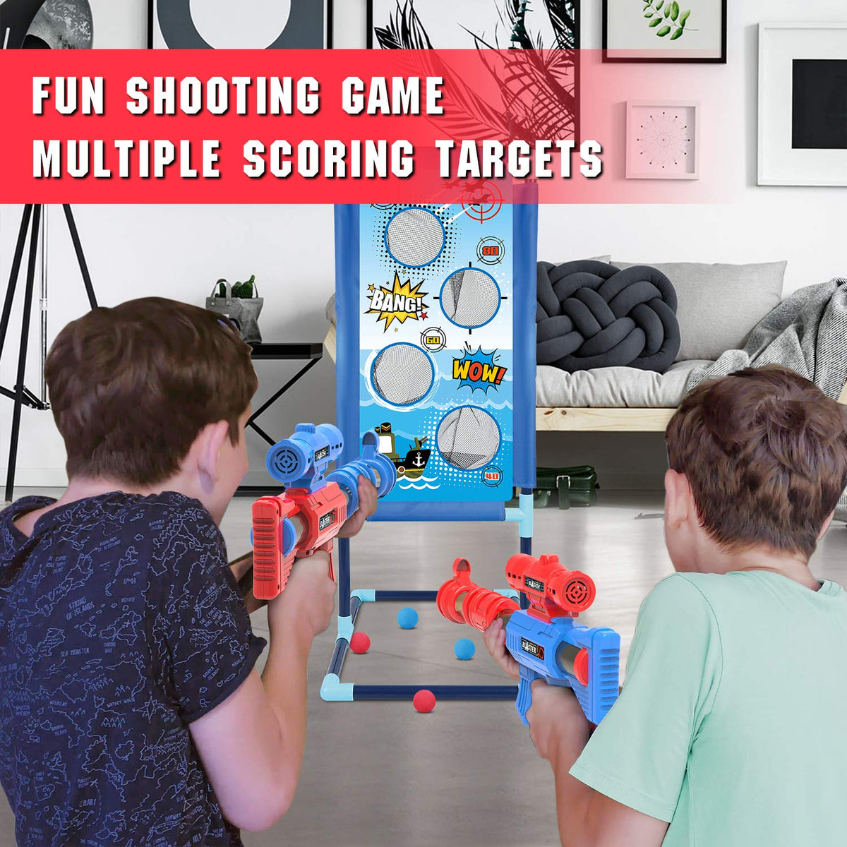 YEEBAY Shooting Game Toy for Age 6, 7, 8,9,10+ Years Old Kids, Boys