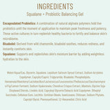 Biossance Squalane + Probiotic Balancing Face Gel Moisturizer - Advanced Formula for Oily & Acne-Prone Skin, Encapsulated Probiotics, Reduces Redness & Excess Oil, Soothes Sensitive Skin - 1.69 oz