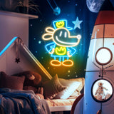 Officially Licensed Dog Man Neon Signs for Wall Decor, Based on DogMan Series LED Light Up Sign for Bedroom, Kids' Room, Game Room, Party, Perfect Birthday/Christmas Gift for Dog Man Lovers & Fans