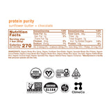 GoMacro MacroBar Organic Vegan Protein Bars - Sunflower Butter + Chocolate (2.3 Ounce Bars, 12 Count