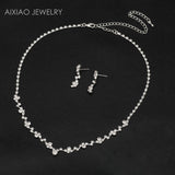 Aixiao Clutch Purse Jewelry Set Wedding Prom Evening Handbag Accessories