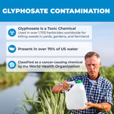 Safe Home DIY Glyphosate Test Kit - Detect Toxic Herbicide in Water, Soil, Fruits, Vegetables, and More - 5 Minute Test to 200 PPB - (1 Pack)