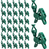 C7 C9 Christmas Lights Spring Clips, 100 Count Holiday Lights Quick Spring Clips, Shatterproof Shingle and Gutter Clips for E12, E17Socket, Rope Lights Roofline Fence Railing Mantel Christmas Trees