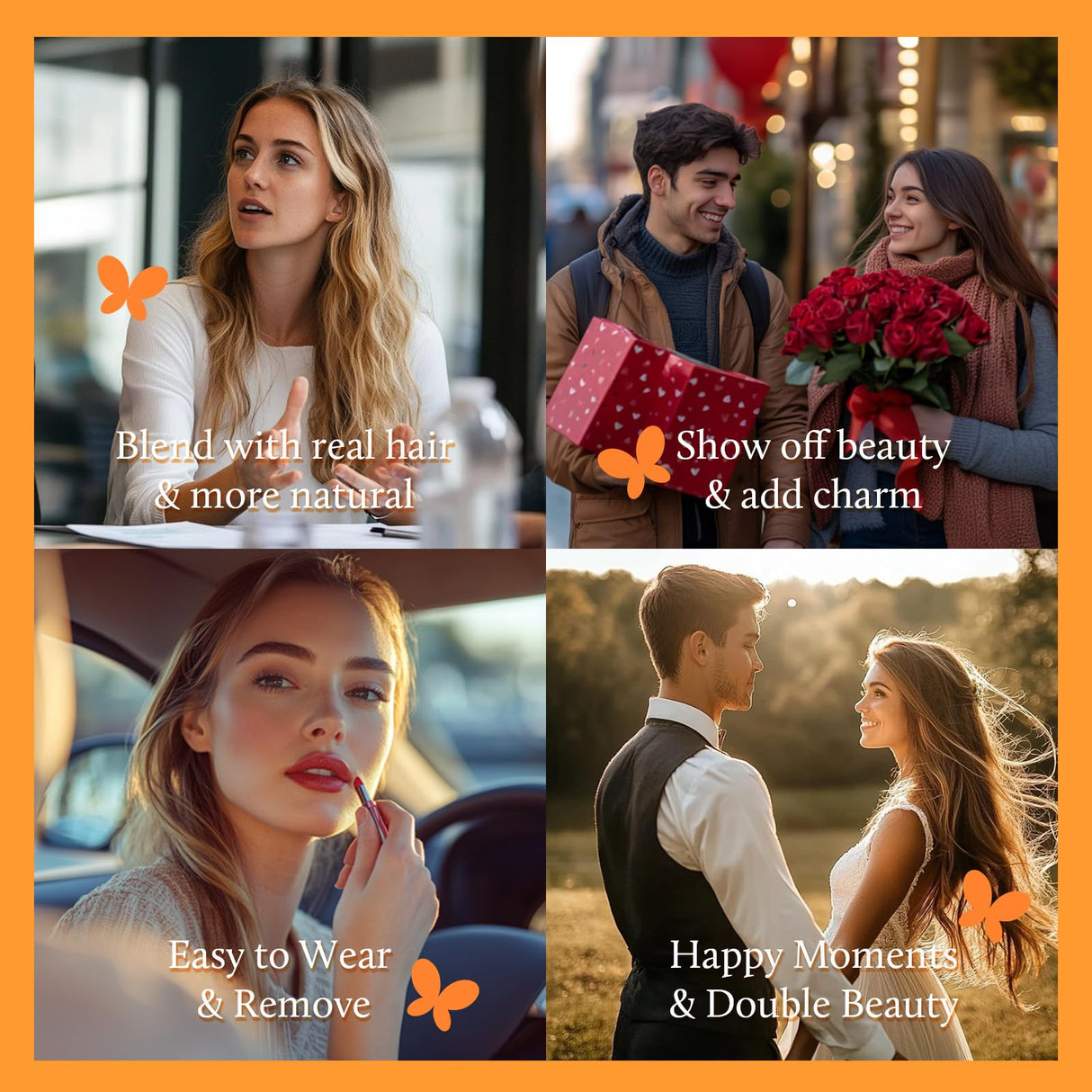 DOORES Clip in Hair Extensions Real Human Hair, Dark Brown 150g 9pcs 20 Inch, Clip in Human Hair Extensions Real Natural Hair Extensions Extensions for Women Clip in Thick Silky Straight Extensions