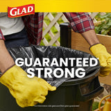 Glad Extra Large Drawstring Lawn and Leaf Bags, 39 Gallon, 30 Count