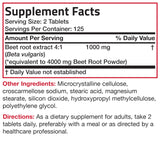 Bronson Beet Root Double Strength, Non-GMO, 250 Vegetarian Tablets