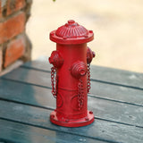 YiLifebes Small Dog Fire Hydrant Pee Post, 9" H Metal Fake Fire Hydrant for Dogs to Pee On, Indoor Training & Outdoor Garden Statue