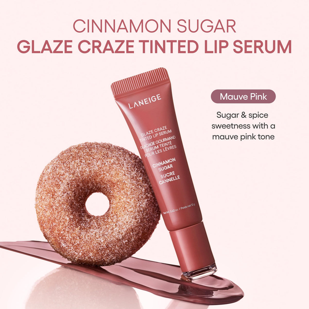 LANEIGE Glaze Craze Tinted Lip Serum with Plumping Polypeptides