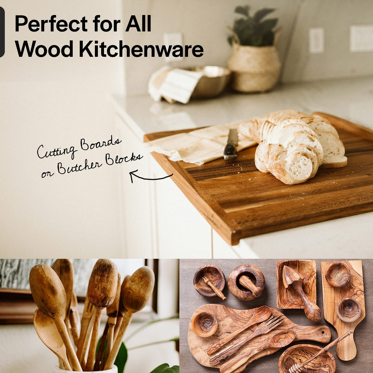 Thirteen Chefs Mineral Oil - 64oz Food Grade Conditioner for Wood Cutting Board, Countertop & Butcher Block, Lubricant for Knife or Meat Grinder - Safe USP Finish on Marble, Soapstone