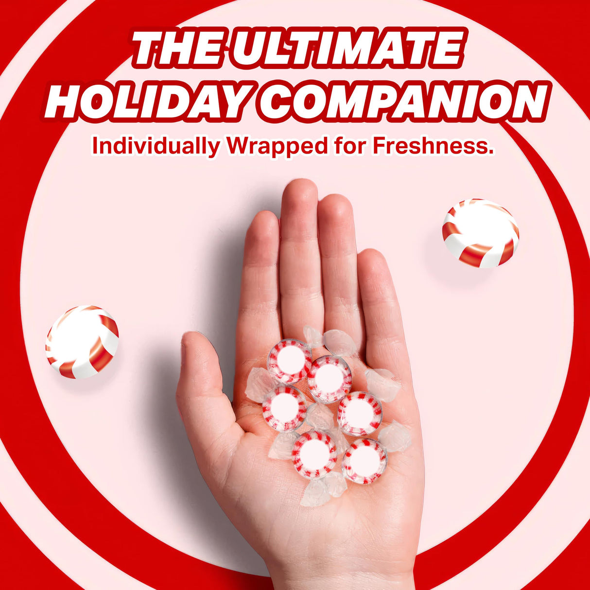 Starlight Peppermints Mints 5 Lb -Approx 400 Peppermint Candy Individually Wrapped - Thanksgiving Christmas Candy Mints