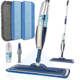 Wet Spray Mop for Floor Cleaning with 14 oz Bottle & 3 Microfiber Pads