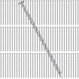 Nuenen 225 Pack 6 Inch Spiral Metal Landscape Spikes Artificial Turf Stakes Galvanized Grass Nails Heavy Duty Landscape Edging Anchoring Spikes for Artificial Turf Weed Barriers Paver Carpentry Tent