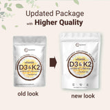 Micro Ingredients Vitamin D3 10,000 IU + K2 MK-7 200 mcg, 600 Softgels with Virgin Coconut Oil (2 Pack) | 2-in-1 Vitamins D & K Complex | Extra Strength, Easy to Swallow, Non-GMO, Gluten Free