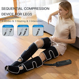 CINCOM Leg Massager with Heat and Compression, 3-in-1 Foot Calf & Thigh Massager for Circulation and Pain Relief Helpful for Lymphedema Edema Restless and Relaxation - FSA HSA Eligible