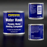 Fernox Water Hawk 200g Professional Grade Jointing Compound Leakproof Plumbing Wras Approved Safe for Potable Water and Gas Lines Durable Non Toxic Easy to Apply