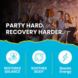 Party Recovery Patches 42 Pack - Wake Up Refreshed & Energized with Our 100% Natural Ingredients Patch - Skin-Friendly & Waterproof - Apply Before Drinking - Enhanced Morning Formula
