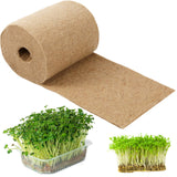 Humyoun 10 x 236 Microgreens Growing Mat Jute Fiber Grow Mats Extra Long Hydroponic Grow Pads for Wheatgrass, Sprouts, Hydroponics Seed Starter Trays, Organic