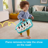 Fisher-Price Glow and Grow Kick & Play Piano Gym, Blue
