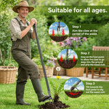 Weed Puller Tool – 45" All-Metal Stand Up Heavy Duty Weeder Hand Tool with 4-Claw Steel Head & Long Handle, Garden Weeding Tool for No Bending or Kneeling, Back & Knee Friendly, Easily Removes Weeds