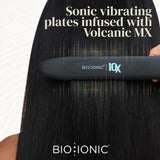 Bio Ionic 10X Styling Iron, 1" Hair Straightener with Moisturizing Heat Technology, Flat Iron for 10-Minute Styling, Hair Straightener and Curler