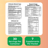 Youngevity On-The-Go Healthy Body Start Pak 2.0 - Includes Multi-Vitamins, Minerals, EFAs, & Amino Acids | 90 Essential Nutrients | 30-Day Supply