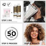 Clairol Professional BW2+ Dedusted Extra Strength Powder Lightener for Hair Highlights, 32 oz.