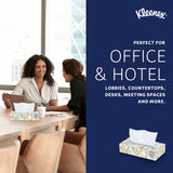 Kleenex Professional Facial Tissue, Bulk (21606), 2-Ply, White, Flat Boxed Format, Designed for Business (125 Tissues/Box, 48 Boxes, 6,000 Sheets/Case)